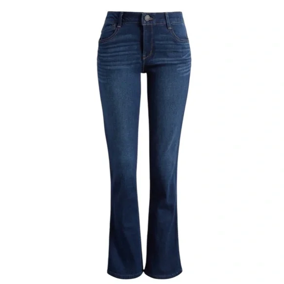 WIT & WISDOM NWT blue brittany itty bitty boot cut jeans 14 - Picture 5 of 11